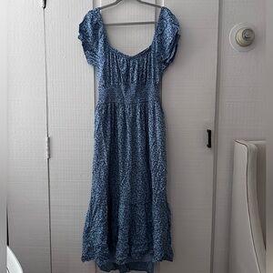 Hollister Blue Maxi Dress